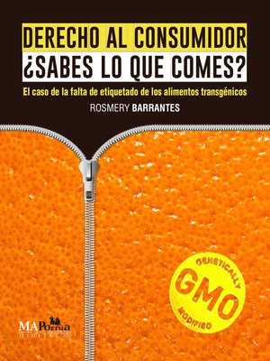 cover image of Derecho al consumidor ¿Sabes lo que comes?